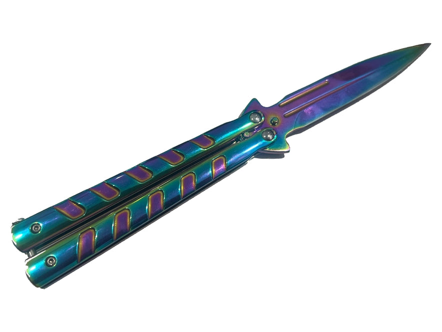 COLTELLO A FARFALLA TITAN RAINBOW 16100W THIRD AMONT
