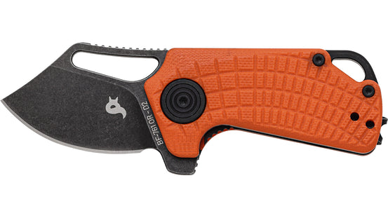 MICRO COLTELLO A LAMA PIEGHEVOLE PUCK CON IMPUGNATURA G10 ARANCIONE BLACK FOX