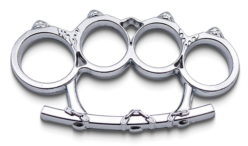 FERMACARTE TIRAPUGNI CROMATO CON PUNTE