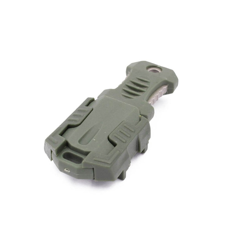 MINI COLTELLO CON FODERO RIGIDO VERDE IMMORTAL WARRIOR
