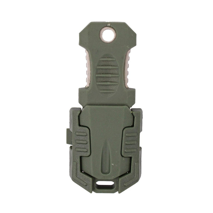 MINI COLTELLO CON FODERO RIGIDO VERDE IMMORTAL WARRIOR