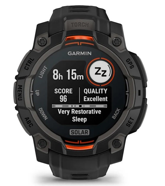 SMARTWATCH INSTINCT 3 45mm CON RICARICA SOLARE GARMIN