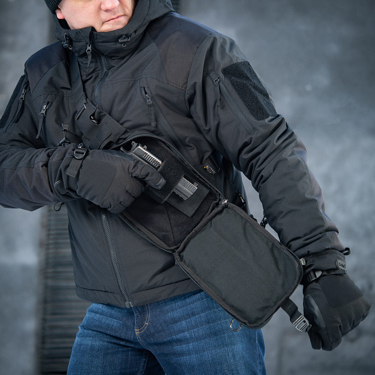 Marsupio Monospalla Sling Pistol Bag Elite NERO M-TAC