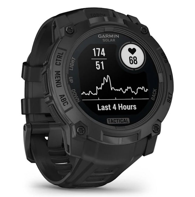 SMARTWATCH INSTINCT 3 50 mm SOLAR TACTICAL EDITION NERO GARMIN