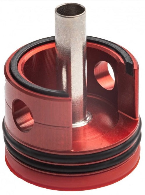 TESTA CILINDRO IN ERGAL DI SECONDA VERSIONE CON DUE O-RING DI TENUTA FPS