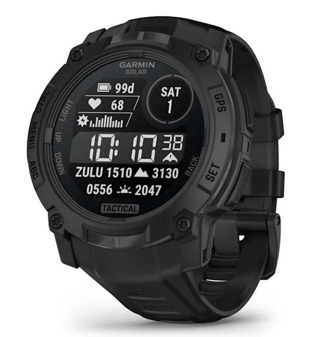 SMARTWATCH INSTINCT 3 50 mm SOLAR TACTICAL EDITION NERO GARMIN