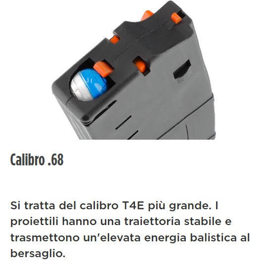 FUCILE A CO2 TC 68 T4E A PALLETTONI CALIBRO .68 <7,5J UMAREX