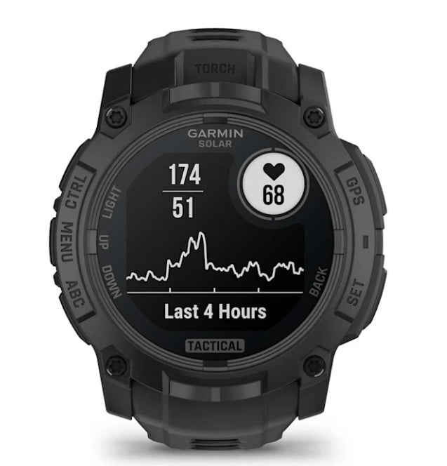 SMARTWATCH INSTINCT 3 50 mm SOLAR TACTICAL EDITION NERO GARMIN