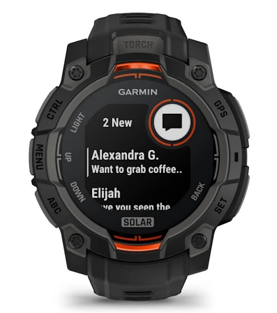 SMARTWATCH INSTINCT 3 45mm CON RICARICA SOLARE GARMIN