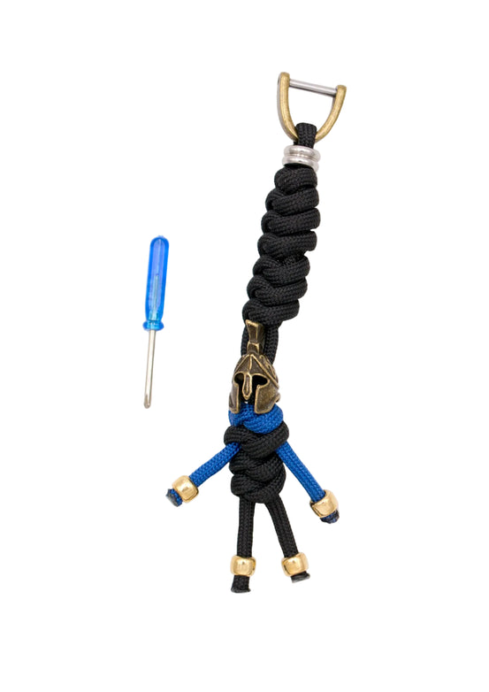 PORTACHIAVI IN PARACORD SPARTAN