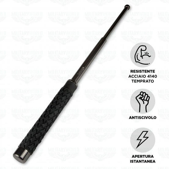 BASTONE ESTENSIBILE DA CM 40 CON FODERO TATTICO DA TRASPORTO ESP