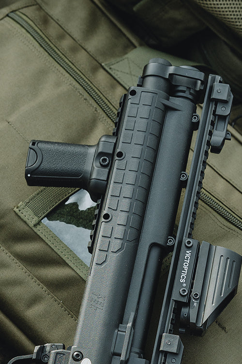 IMPUGNATURA VERTICALE PER SLITTE RAIL NERA ELEMENT