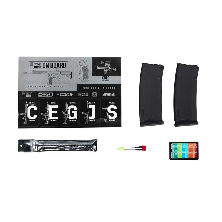 FUCILE SOFTAIR ELETTRICO SA-C10 CORE GEN.2 HAL ETU STUBBY NERO SPECNA ARMS