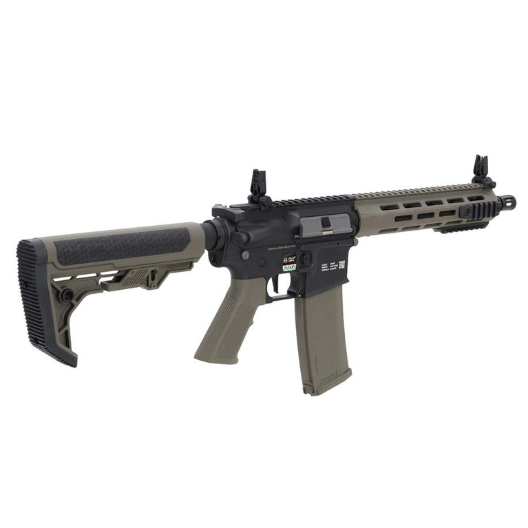 FUCILE SOFTAIR ELETTRICO SA-F03 FLEX GEN.2 HAL ETU NERO/VERDE SPECNA ARMS
