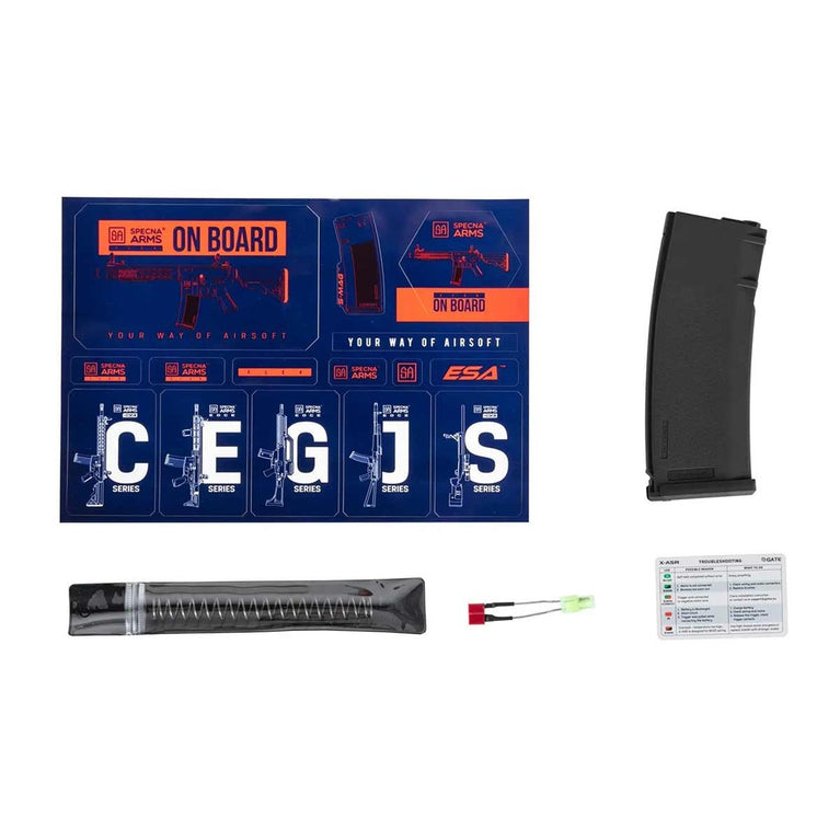 FUCILE SOFTAIR ELETTRICO SA-F03 FLEX GEN.2 X-ASR NERO SPECNA ARMS
