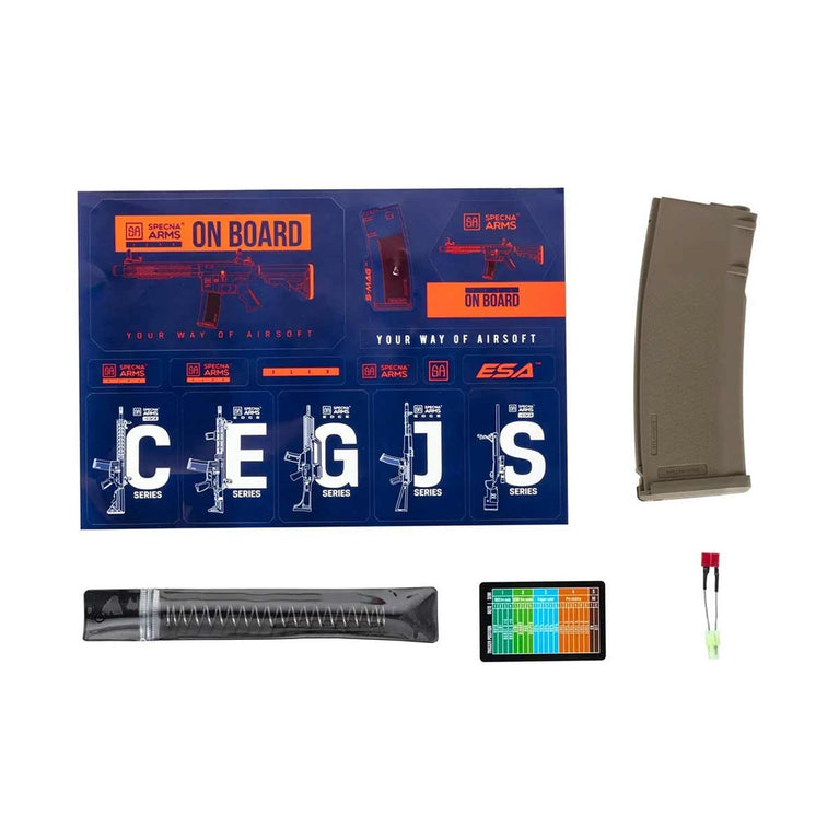 FUCILE SOFTAIR ELETTRICO SA-F05-RL TAN/NERO FLEX GEN II HAL ETU SPECNA ARMS