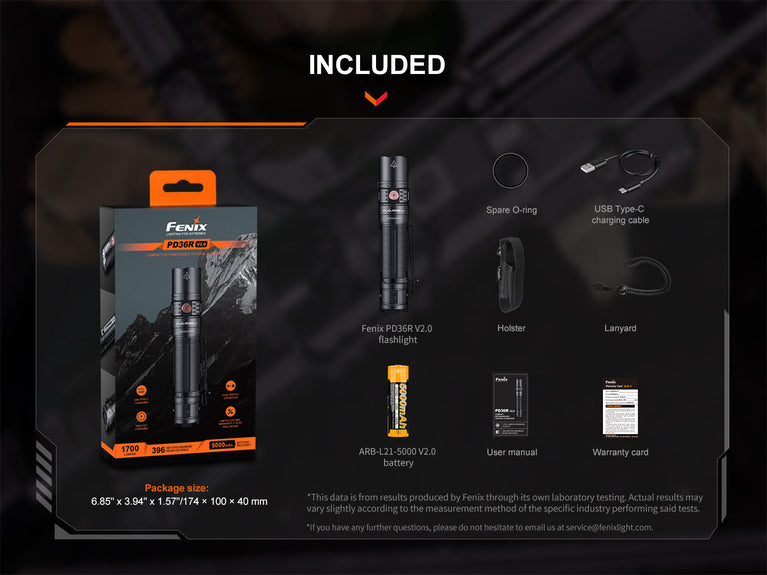 TORCIA PD36R V 2.0 DA 1700 LUMEN FENIX