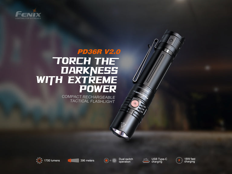 TORCIA PD36R V 2.0 DA 1700 LUMEN FENIX
