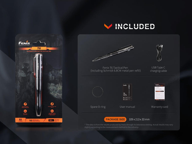 TACTICAL PENLIGHT T6 FENIX