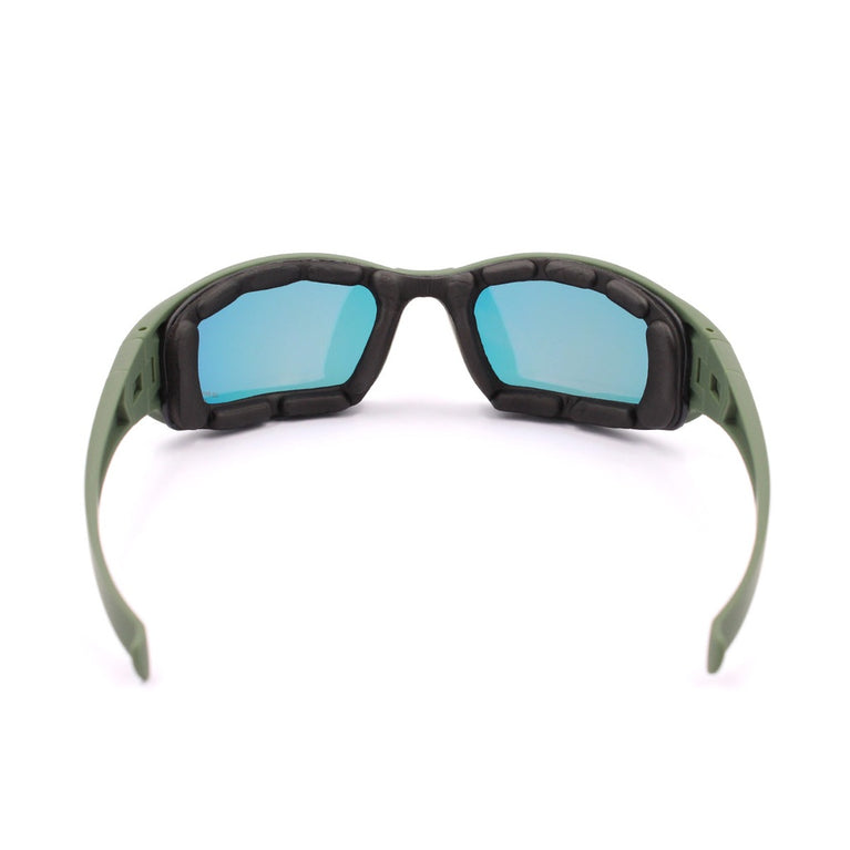 OCCHIALI PROTETTIVI REVENGE DECK CON 4 LENTI E MONTATURA VERDE CORSO