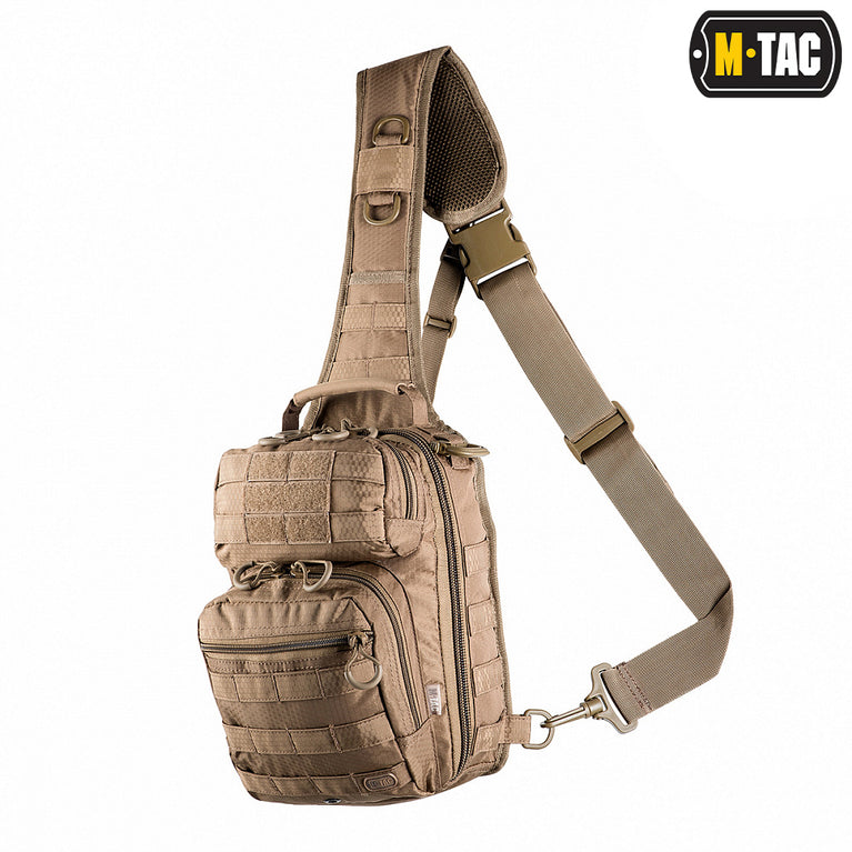 Marsupio Monospalla Softair Molle COYOTE Urban Line City Hunter Hexagon M-TAC