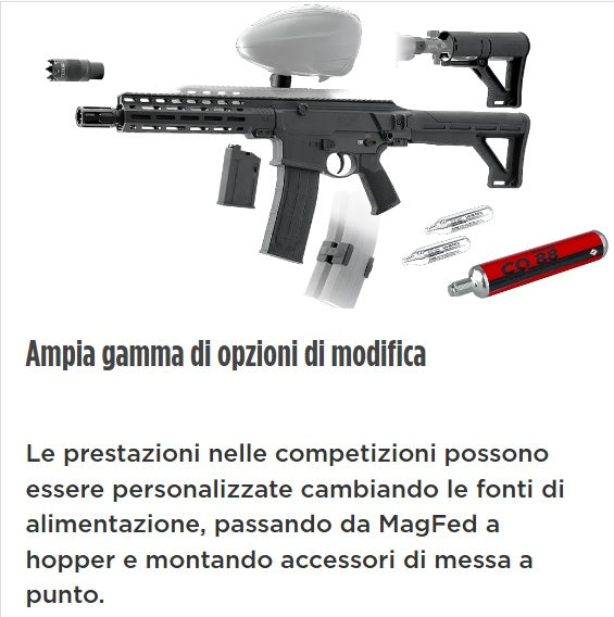 FUCILE A CO2 TC 68 T4E A PALLETTONI CALIBRO .68 <7,5J UMAREX