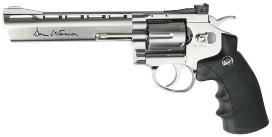 Revolver Dan Wesson Canna Inox Da 6'' Cal. 4,5 Biglie Acciaio