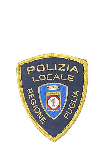 PATCH RICAMATA POLIZIA LOCALE REGIONE PUGLIA