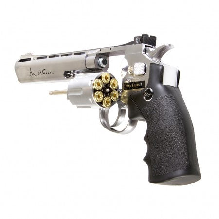 REVOLVER A PIOMBINI CON CANNA INOX DA 6'' Cal. 4,5 <7,5J DAN WESSON ASG