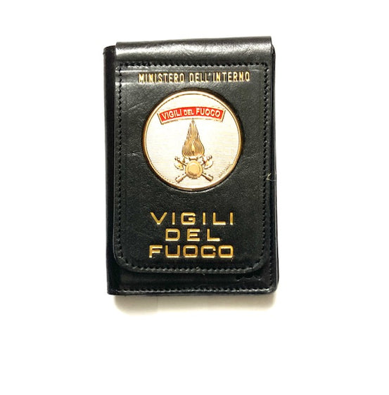 Portafoglio Vigili Del Fuoco CON PLACCA IN PELLE
