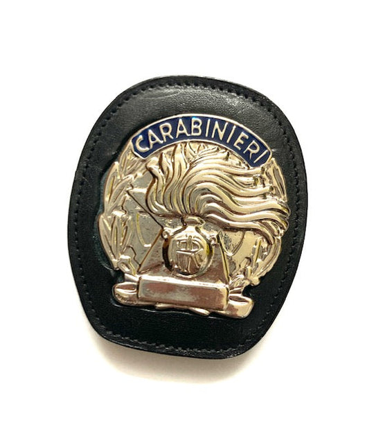 PORTA PLACCA CARABINIERI PELLE SENZA PLACCA ASCOT