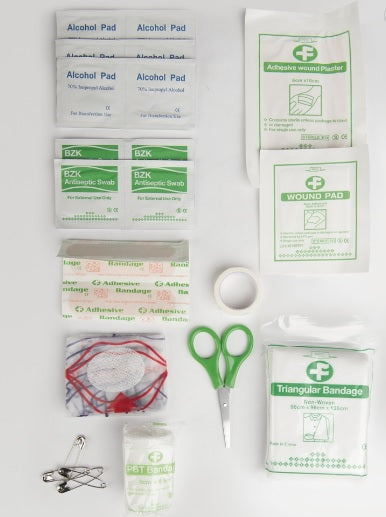 KIT DI PRIMO SOCCORSO medico verde MILTEC