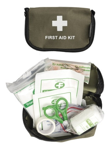 KIT DI PRIMO SOCCORSO medico verde MILTEC