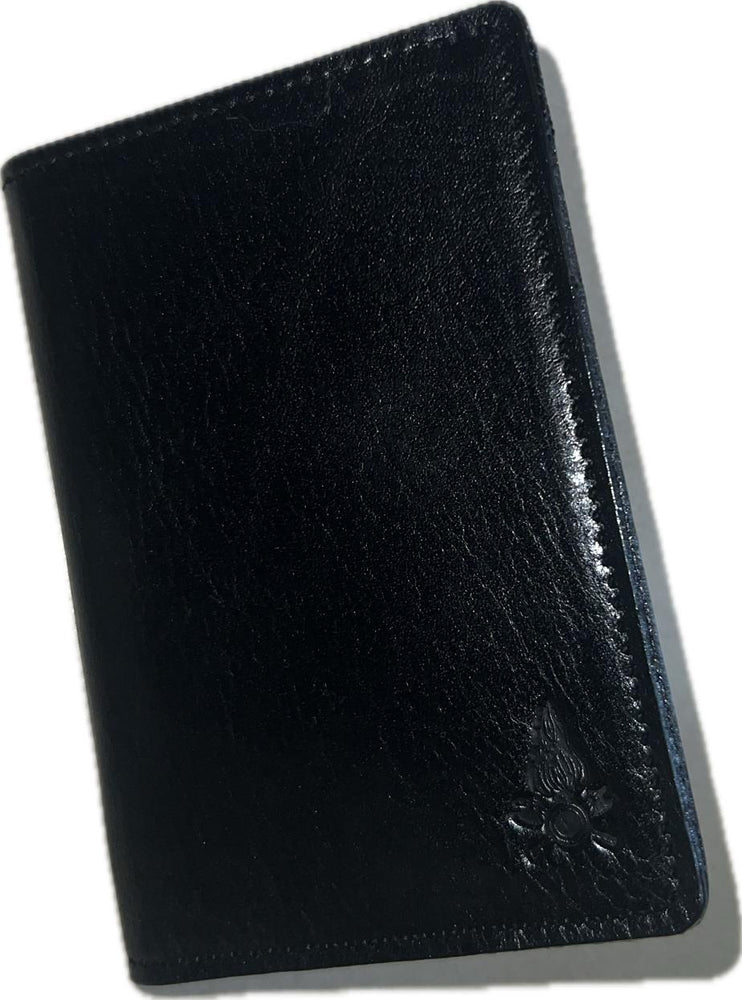 PORTAFOGLIO VIGILI DEL FUOCO CON PLACCA IN PELLE ASCOT