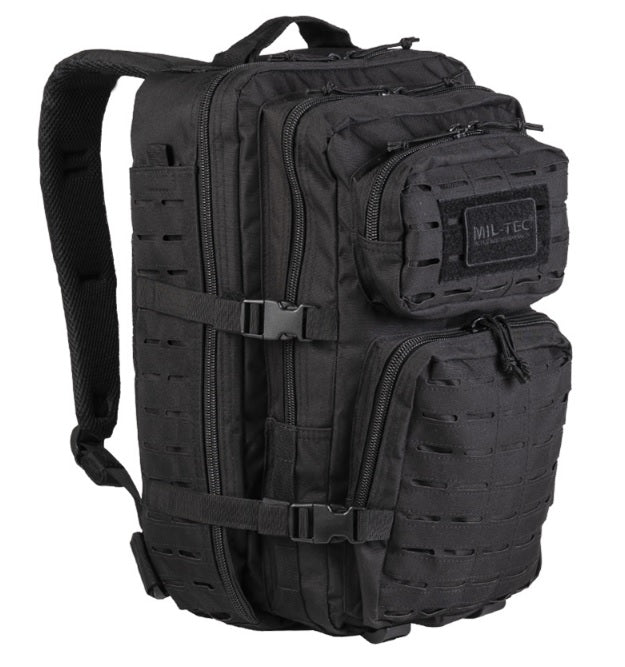 ZAINO US LASER CUT ASSAULT NERO MIL-TEC