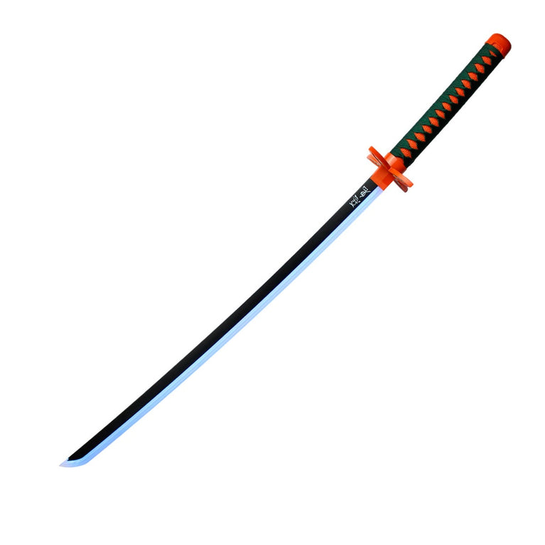 KATANA Demon Slayer IN BAMBÙ CON SISTEMA DI LED E GENERAZIONE DI VAPORE DA 103CM BLOOD HERITAGE