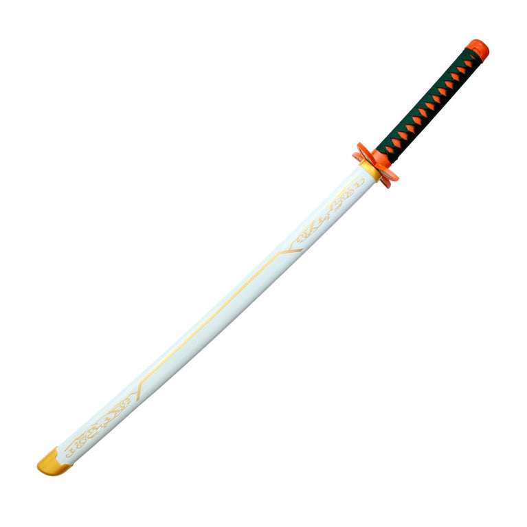 KATANA Demon Slayer IN BAMBÙ CON SISTEMA DI LED E GENERAZIONE DI VAPORE DA 103CM BLOOD HERITAGE
