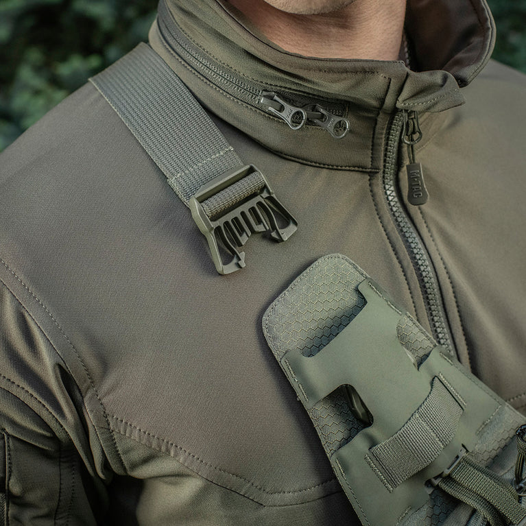 Marsupio Monospalla Sling Pistol Bag Elite Hex RANGER GREEN M-TAC