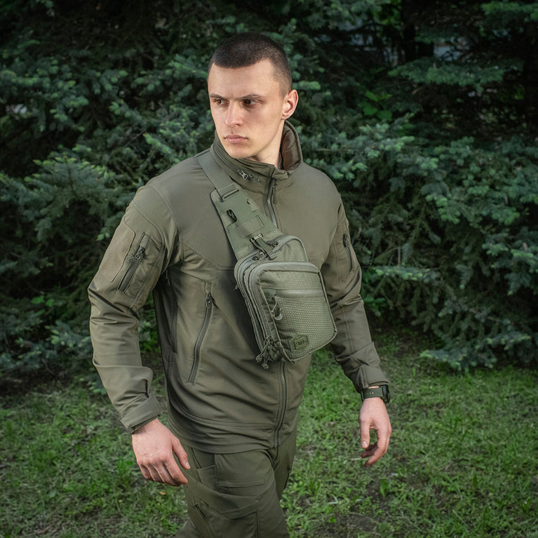 Marsupio Monospalla Sling Pistol Bag Elite Hex RANGER GREEN M-TAC