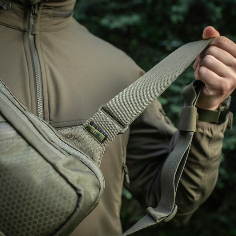 Marsupio Monospalla Sling Pistol Bag Elite Hex RANGER GREEN M-TAC