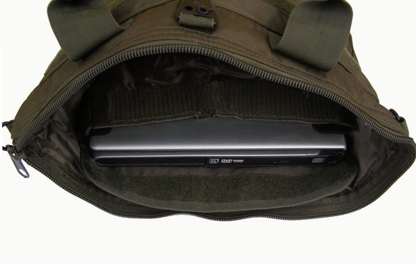 Borsa Porta Casco Con Tracolla E Spallacci colore verde MILTEC