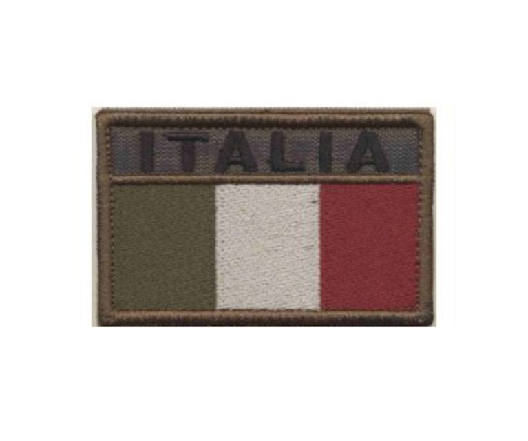 Patch Ricamata ITALIA Con Velcro COLORI VARI