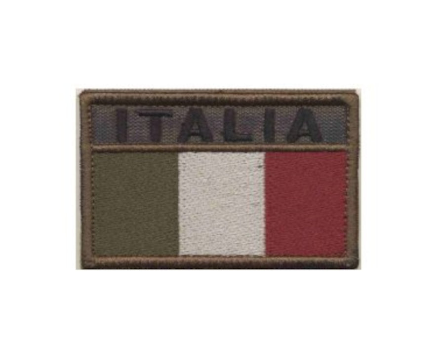 Patch Ricamata ITALIA Con Velcro COLORI VARI