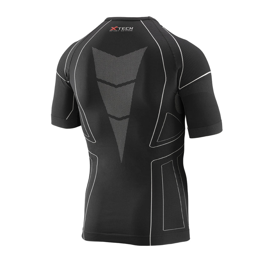 Maglia termica RACE 3 manica corta nera XTECH