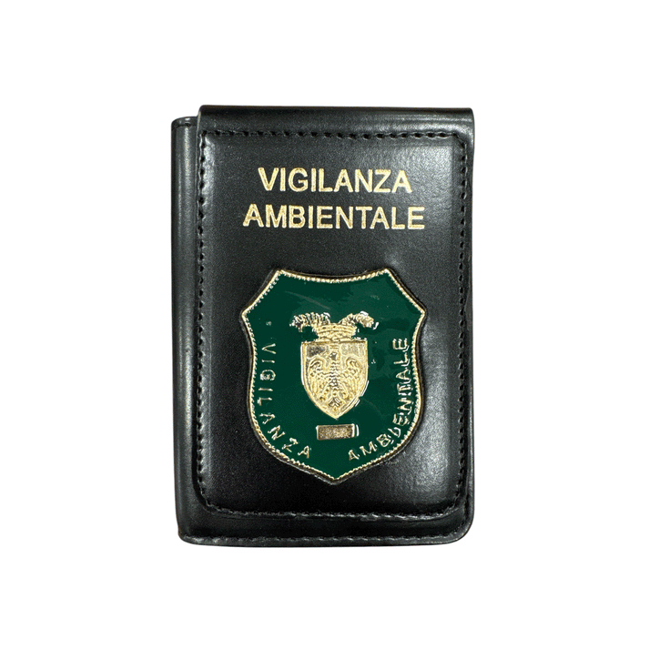 Portafoglio Vigilanza Ambientale Patta Estraibile In Cuoio VEGA HOLSTER