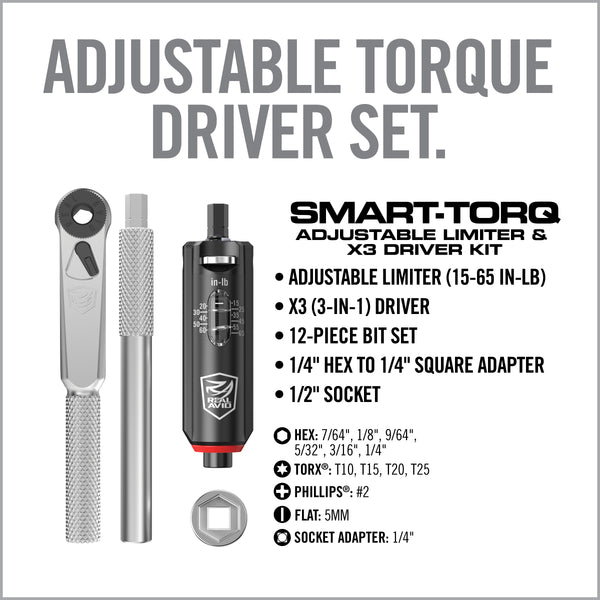 KIT CHIAVE DINAMOMETRICA SMART-TORQ REAL AVID