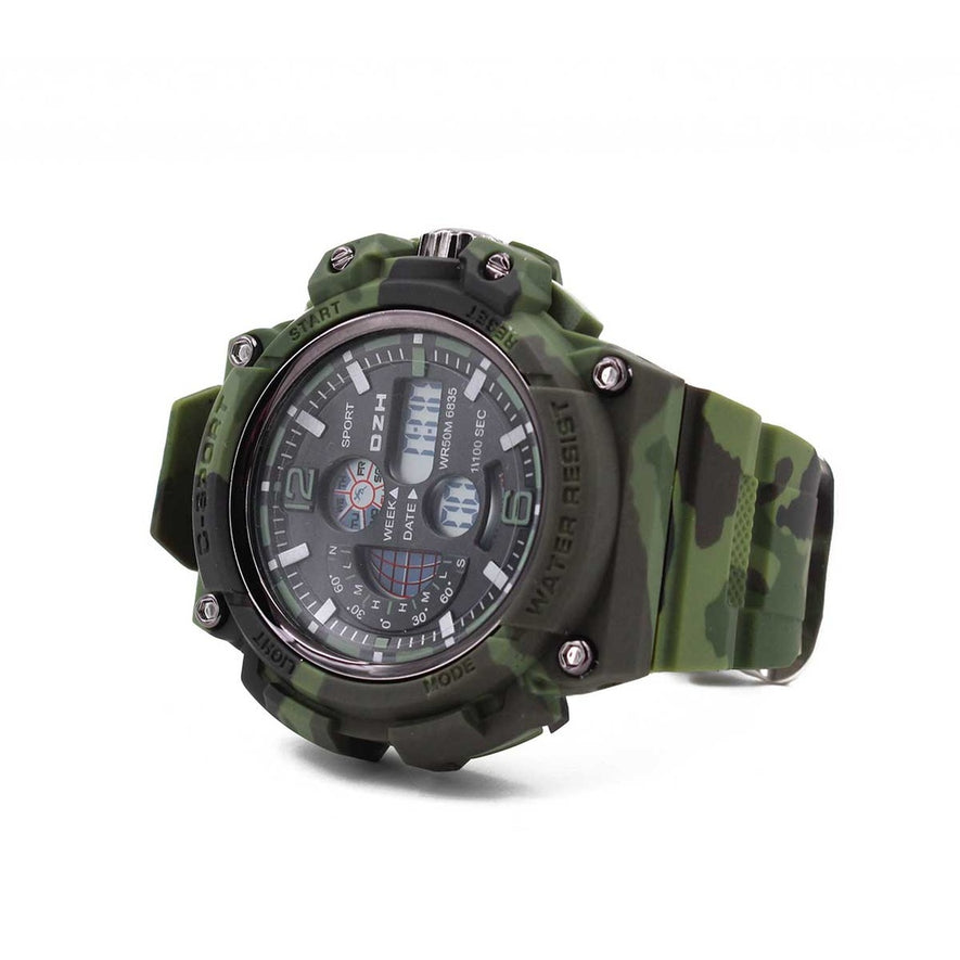 OROLOGIO TATTICO impermeabile con crono DzH FORAVENTURE