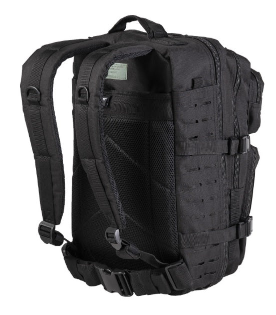 ZAINO US LASER CUT ASSAULT NERO MIL-TEC