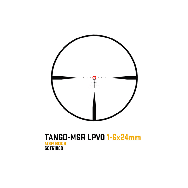 OTTICA TANGO MSR 1-6X24 FFP BDC-6 NERA SIG SAUER