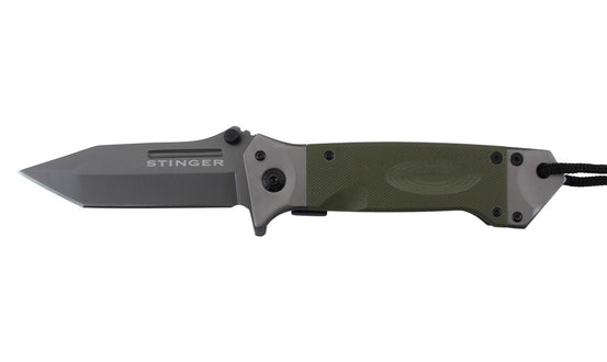 COLTELLO RICHIUDIBILE BORA ST1 CON MANICO IN POLIMERO VERDE STINGER